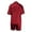 Red, variant on Helii Women Silk Button Sleepwear Set Short Sleeve Shirts with Short Pants Lounge Pajamas for Women Set Black L