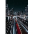 thumbnail image 2 of Chiriaco, Carmine 13x18 White Modern Wood Framed Museum Art Print Titled - Traffic Jam In The Dubai Canal, 2 of 4