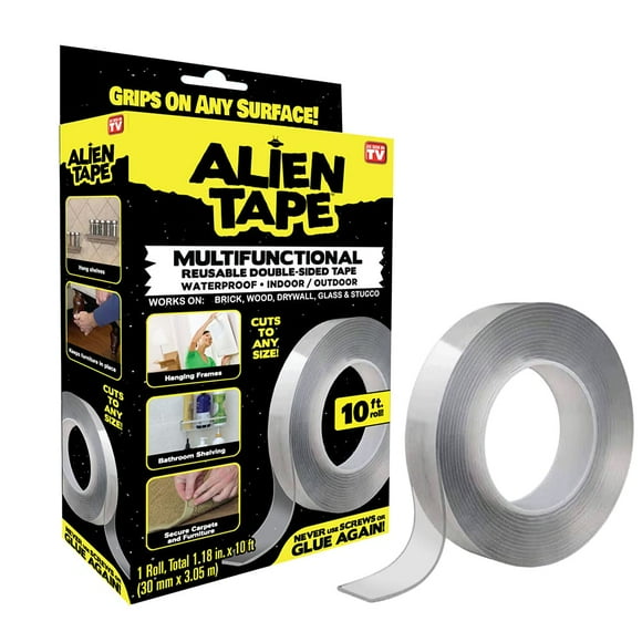Cinta de Doble Cara Alien Tape Nano Multiuso Removible Adhesiva Transparente 1 Rollo