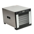 thumbnail image 2 of Deshidratador de alimentos Secador en caliente Máquina secadora de 6 bandejas con control de temperatura para carne seca, frutas y golosinas para mascotas, 2 of 15