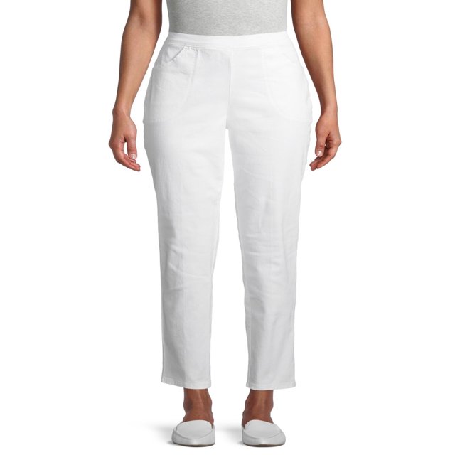 CHOK Women‘s Stretch Pull On Pants with Pockets 29” Inseam for Regular Sizes XS-XXL