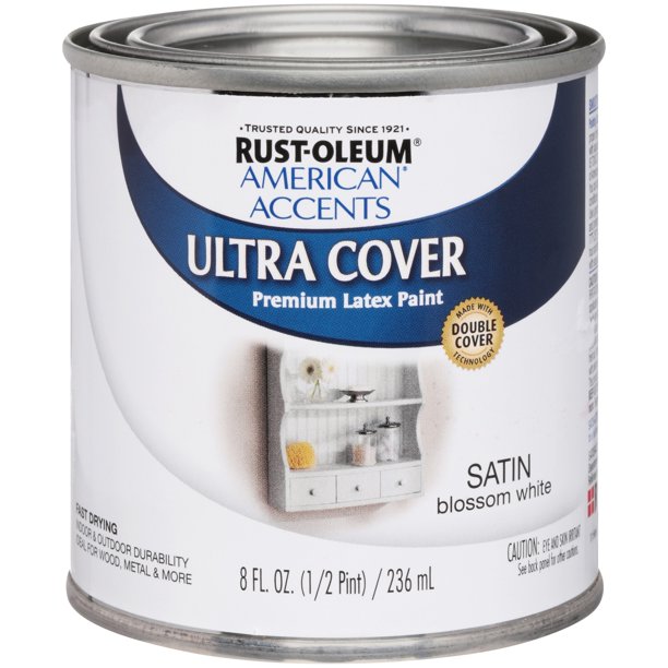 RustOleum American Accents Ultra Cover Satin Blossom White Premium