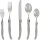 thumbnail image 1 of Laguiole Juego de cubiertos de 20 piezas – Juego de cubiertos de acero inoxidable – Juego de cubiertos apto para lavavajillas – Juego de utensilios de lujo con cuchillos, cucharas y tenedores (servici, 1 of 1