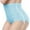 Sky Blue, variant on Jiyugala Shapewear for Women Tummy Control 2PC High Waist Panties Lifter Panty Slim Waist Trainer Pants Body Shaper Shorts
