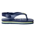 thumbnail image 3 of Havaianas Kids Baby Brazil Logo Navy Blue Sling Back Flip Flop Sandal, 3 of 7