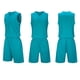 thumbnail image 1 of Conjuntos de camisetas sin mangas de cuello redondo para niños, conjunto de traje de fútbol de color sólido para juegos deportivos universitarios, partidos de rendimiento, uniformes de entrenamiento y, 1 of 5