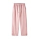 thumbnail image 1 of Pantalones de hombre de longitud completa, color liso, cintura elástica, bolsillo recto, pantalones de celebridad finos, pantalones de hombre, 1 of 3
