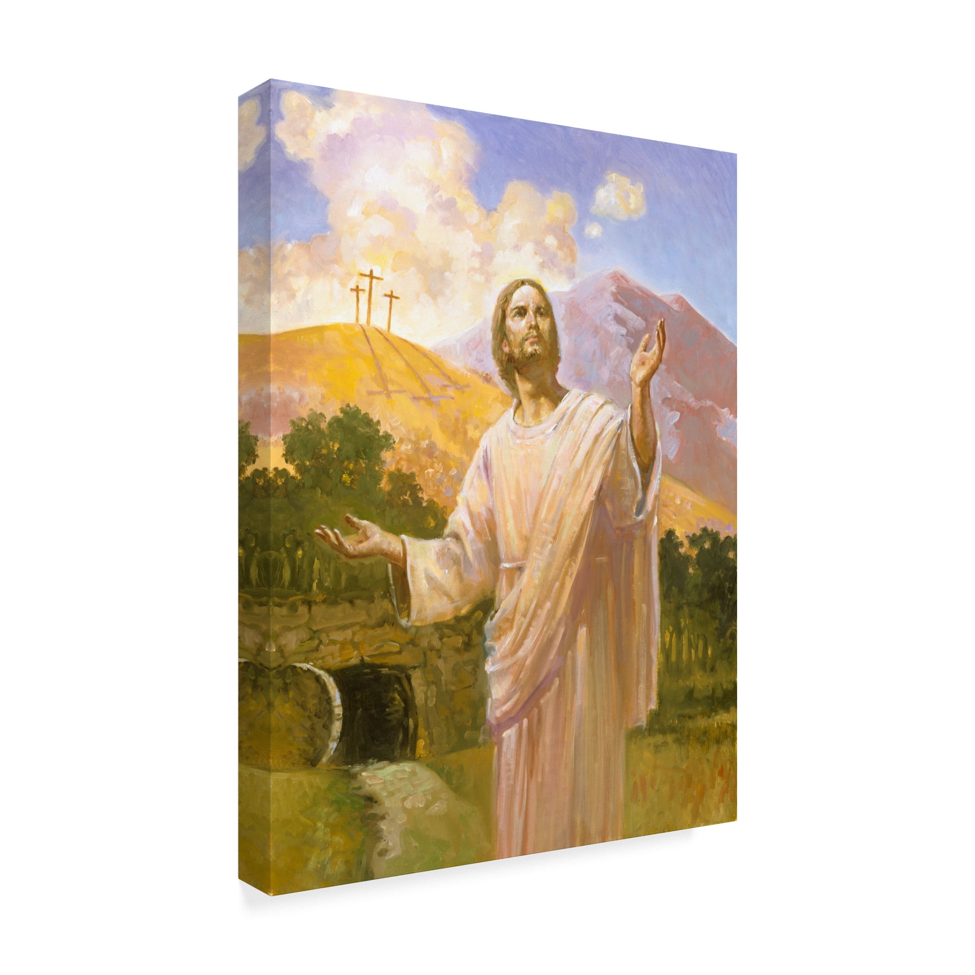 Trademark Fine Art 'Jesus' Canvas Art by Hal Frenck