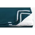 thumbnail image 2 of Microfiber Zipper Fitted Sheet Cal King Size 72X84 - Includes 2 Zip On Sheets +1 Bottom Fitted Base - Fit's 16” In Deep Pocket - Easy to Change,Soft,Smooth -Fitted Sheet - Teal Color, 2 of 9