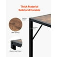 thumbnail image 6 of VEVOR Narrow Console Table, 41.7" Behind Couch Table with Power Outlets, 2-Tier Long Entryway Table, Sofa Table with Metal Frame and Charge Station, for Entryway, Hallway, Living Room, 6 of 9
