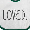 thumbnail image 4 of Inktastic Loved Boys or Girls Baby Bib, 4 of 4