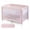 Pink, variant on Babyjoy Portable Baby Playard with Soft Mattress, Breathable Mesh Sides, Wheels & Carry Bag Black