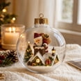thumbnail image 5 of LOWLHOME Clearance！Glowing Christmas Story Ornament, Light-Up Mini Holiday Scene with Warm LED Light, Festive Keepsake Gift for Home Christmas Party Decoration，#E, 5 of 8