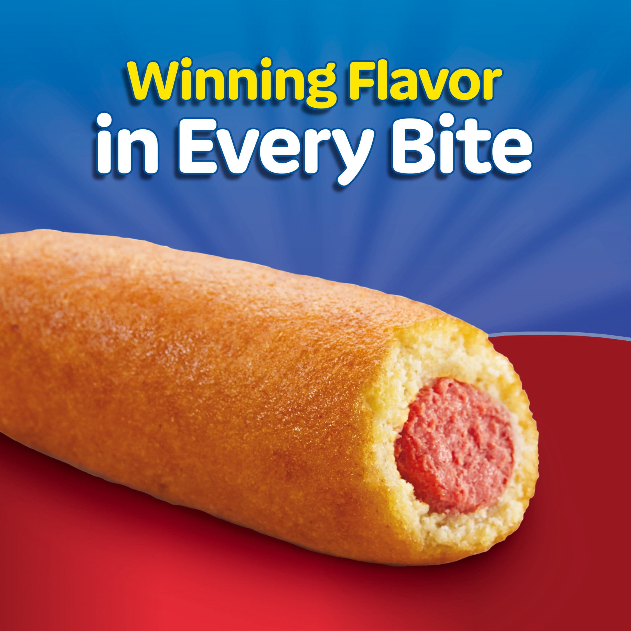 State Fair Beef Corn Dogs with Honey Sweetened Batter, 13.35 oz, 5 Count (Frozen)