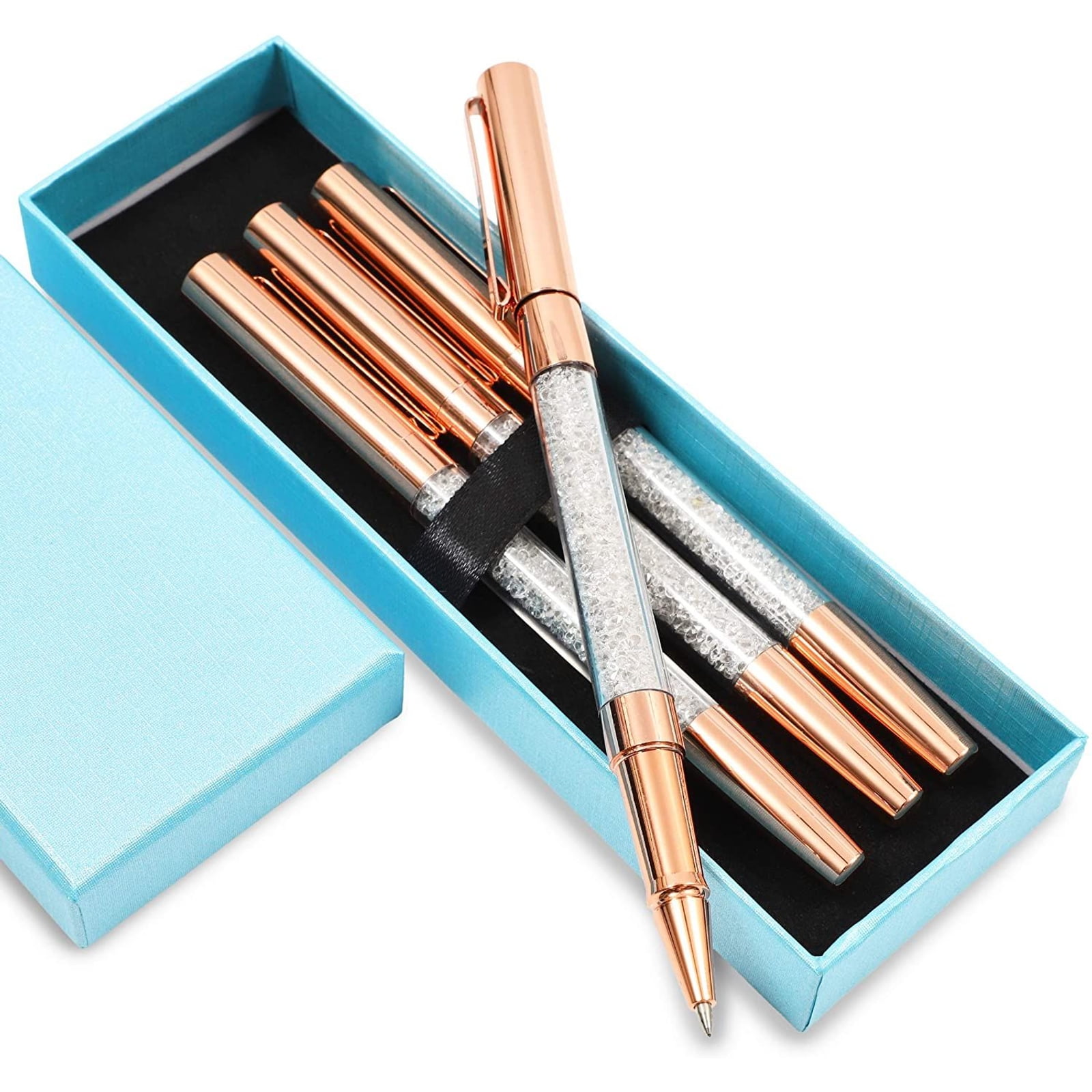 Bling Diamond Crystal Jewel Ballpoint Pen Scepter Metal Pens Gifts Kids Lux A7X3 