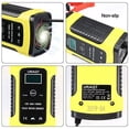 thumbnail image 3 of 12V 6A Smart Battery Charger Maintainer, Intelligent Battery Charger with LCD Touch Screen, Multiple Reconditioning and Protection for Cars, Trucks and Motorcycles, 3 of 5