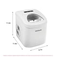 thumbnail image 6 of Frigidaire 26 lb. Countertop Ice Maker, Ice Machine with LED Controls, White, 6 of 13