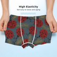 thumbnail image 3 of Yiaed Ladybug Print Boys' Boxer Briefs Cotton Casual Stretch Comfort Boys Boxers - Kids Boxer Briefs Underwear for Boys (6-18)-X-Large, 3 of 5
