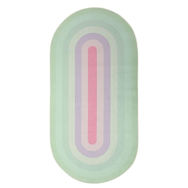 Alfombra de baño antideslizante de secado rápido para dormitorio, ducha, oficina y comedor. 120cmx160cm Verde