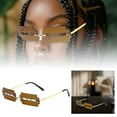 thumbnail image 1 of Huanglei Trendy Metal Frame Square Sunglasses & Unique Cool Eyewear, 1 of 7