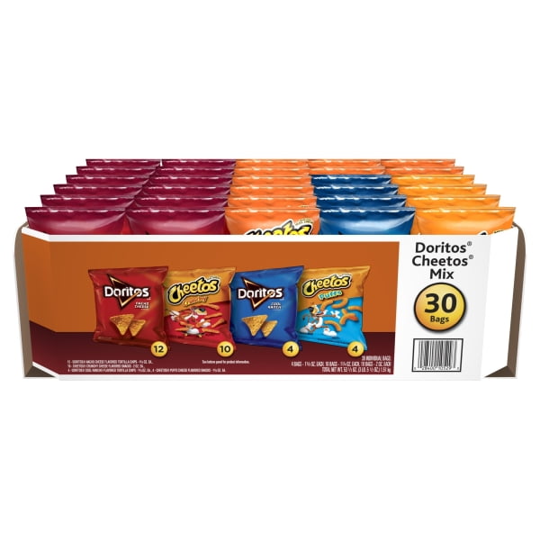 Doritos and Cheetos Snack Mix Variety Pack (30 Count)