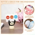 thumbnail image 3 of Month Labels Stickers 1 Inch, 12 Roll 12 Months of the Year Round Coding Tag Circle Stickers Monthly Labels for Journals Postcards Food Storage Warehouses Document Archives, 3 of 6