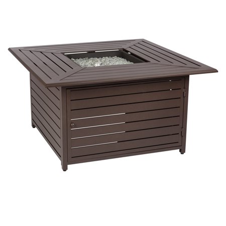 Fire Sense - Danang Square LPG Fire Pit - Mocha