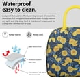 thumbnail image 3 of Lunch Bag Lunch Box for Women Reusable Insulated Lunch Bags,Water-Resistant Lemon Dark Blue Cooler Lunch Tote Bag, Large Capacity for Work Travel Picnic, 3 of 6