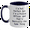 White/Navy, variant on Police Officer Wife Gifts, Funny Mother's Day Mug I'm Not Perfect But I'm A Police Officer And That's Basically The Same Thing, Two Tone Coffee Mug - Gifts from Friends, Coworkers, Family