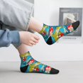thumbnail image 2 of Pofeuu Japanese Koi Print 30cm Socks, Adult Running Hiking Socks for Youth and Adult, 2 of 7