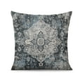 thumbnail image 2 of Navy Blue Ethnic Boho Throw Pillow Covers 18 X 18 Inch, Set Of 4, Linen Study Sofa Cushion Cover Indoor Living Room Home Decor, 2 of 7