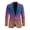Black Cow Print, variant on Leopard Print One Button Business Sport Coat for Men Wedding Business Open Front Jackets with 2 Side Pockets for Wedding Party,S