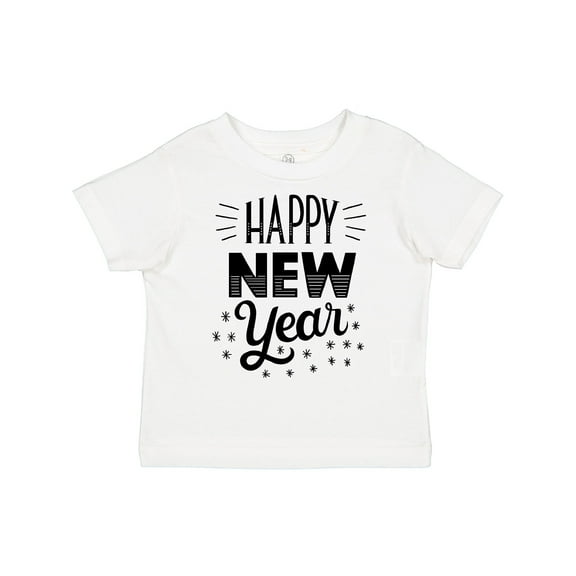 Inktastic Happy New Year in Hand Lettering Boys or Girls Toddler T-Shirt