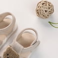 thumbnail image 4 of Sandalias de verano para niños pequeños, suela suave que evita resbalones, zapatos de primeros pasos con punta cerrada para niños y niñas, sandalias de oso, talla de suela 13 (longitud interior 1, 4 of 5