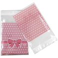 thumbnail image 1 of 300 unidades de 3,2 x 3,8 pulgadas, bonitas bolsas autoadhesivas para embalaje de alimentos, bolsas pequeñas para galletas, bolsas para dulces, bolsas Opp, suministros para paquete, 1 of 1