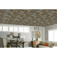 thumbnail image 5 of Dundee Deco's Rustic Simply Rustic Traditional Drop In Ceiling Panels, 2 ft. X 2 ft. (4 sq ft.) each, Pack of 10, 5 of 5