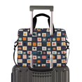 thumbnail image 2 of FORMRS 16" Laptop Bag Carrying Sleeve Case with Handle Travel Shoulder Briefcase, Blue Circle Mosaic, 2 of 8
