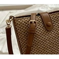 thumbnail image 4 of Kukuzhu Mini Straw Shoulder Bag Women Trendy Summer Woven Travel Beach Bucket Tote Bag, 4 of 5