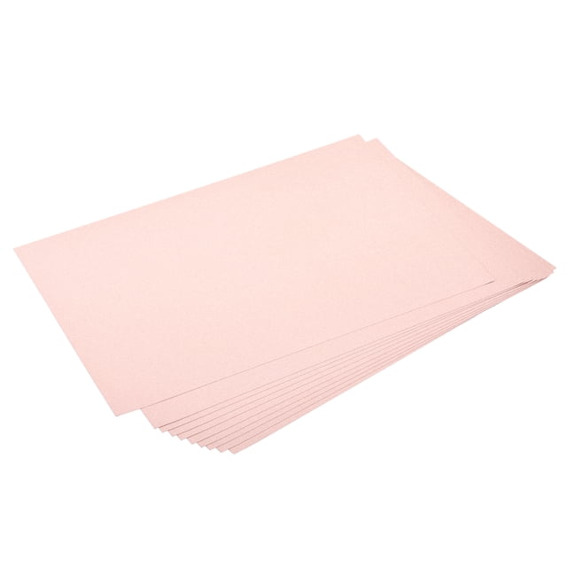 Cartulina Brillante Unique Bargains Nacarada 8x11.5 Pulgadas 92 Lb/250gsm Albaricoque 25 Hojas