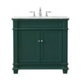 thumbnail image 3 of 36 inch single bathroom vanity set in green, 3 of 8