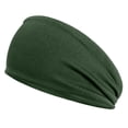 thumbnail image 1 of Diadema Hombres Mujeres Fitness Sweatband Elástico Correr Secado rápido Ejército Verde Verde, 1 of 3