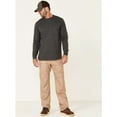 thumbnail image 2 of Hawx Men's Solid Charcoal Forge Long Sleeve Work Pocket T-Shirt Big Charcoal 3X, 2 of 4
