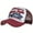 Wine Red, variant on NOBLE SPIRIT Colorful Letter Mesh Trucker Hat Breathable Sunshade Summer Outdoor Snapback Cap for Unisex
