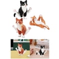 thumbnail image 1 of 3X Figura De Gato En Miniatura Colección De Juguetes Educativos Playset Decoración Del Hogar CUTICAT  Juguetes de gato de simulación, 1 of 8