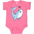 thumbnail image 3 of Inktastic Hi Cute Shark Boys or Girls Baby Bodysuit, 3 of 5