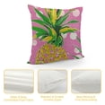 thumbnail image 4 of PHYHOO  Summer Pillow Cover  Pineapple Decor Polka Dots Farmhouse Seasonal Decorative Throw Pillow Case for Home Sofa Couch（Pink）, 4 of 5