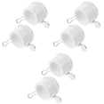 thumbnail image 1 of HLONK 3pcs  2Pcs Rotating Mounting Rings 360 Degree Free Flag Pole Kit 0.75-1.02Inch Diameter (White), 1 of 12