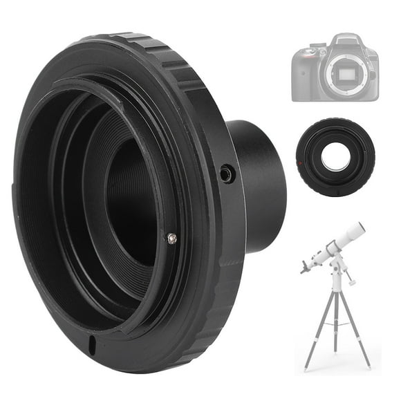 Adaptador de ocular de telescopio de metal adaptador de ocular desmontable montaje en T para montura AI SLR ANGGREK Otros