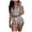 Gray-82, variant on REALiKUN Workout Sets for Women 2 Piece Seamless Ribbed Crop Tank High Waist Shorts Yoga Outfits Army Green L