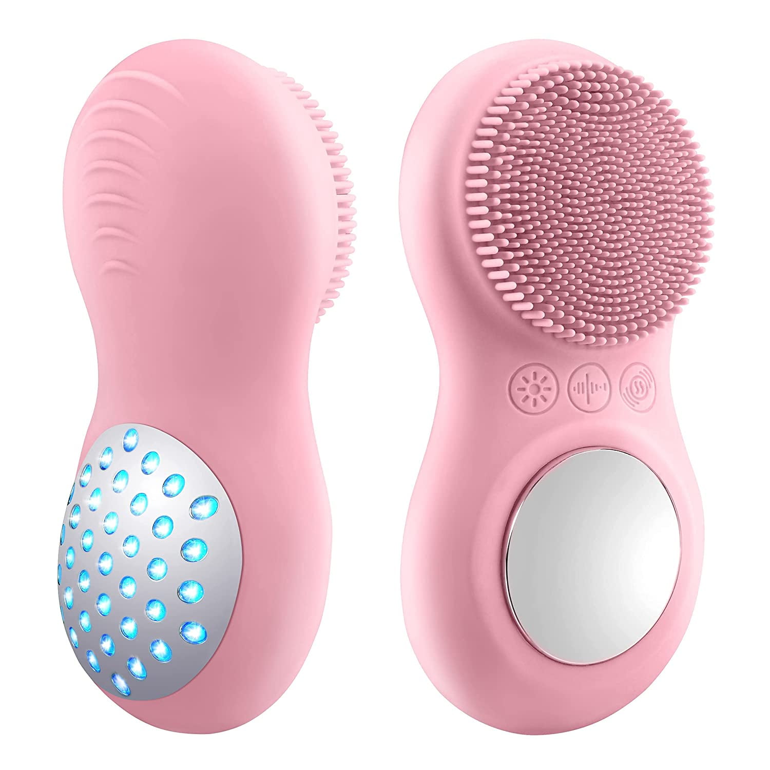 Heldig Facial Cleansing Brush, Sonic Face Scrubber with Soft Silicone